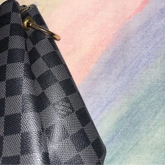 Bag Damier black gray lv soft leather good quality - Picture 3 of 11